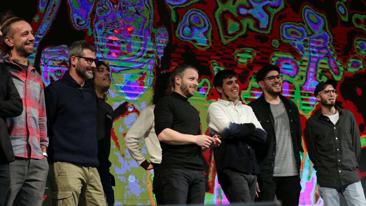 Oques Grasses, en la gala dels premis Enderrock