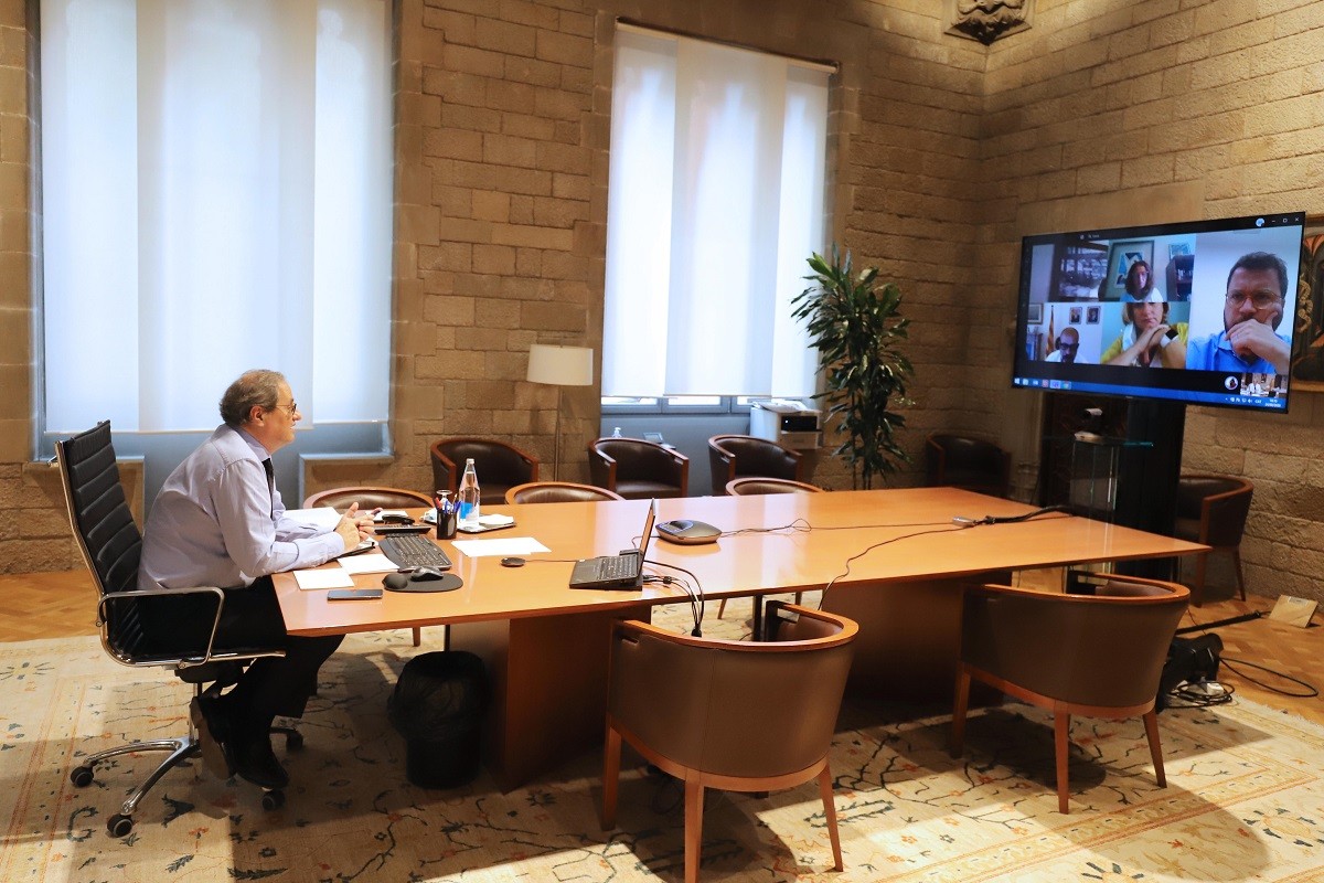 Reunió de seguiment de la crisi del coronavirus.