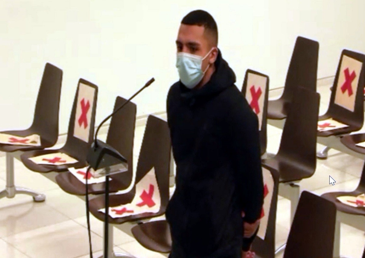 El raper Morad, durant un judici passat