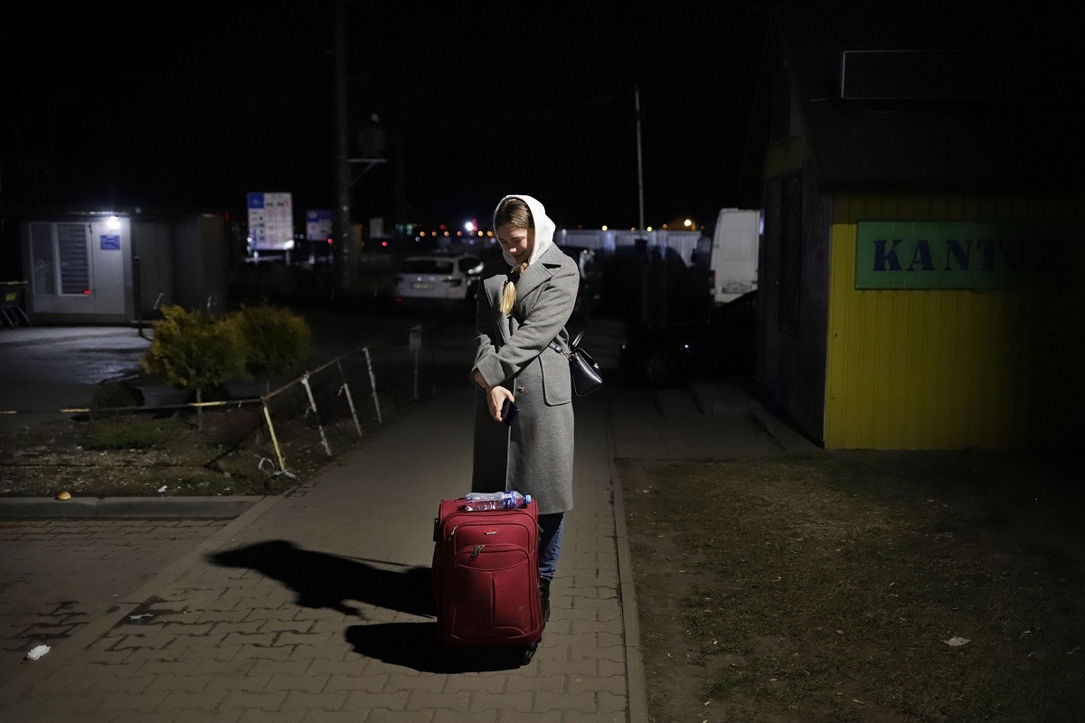 La Khristina, de 17 anys, ha deixat la família enrere per fugir de la guerra
