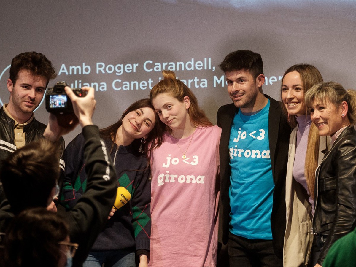 Pol Bordas, Berta Aroca, Juliana Canet, Roger Carandell, Marta Montaner i Mari Pau Huguet